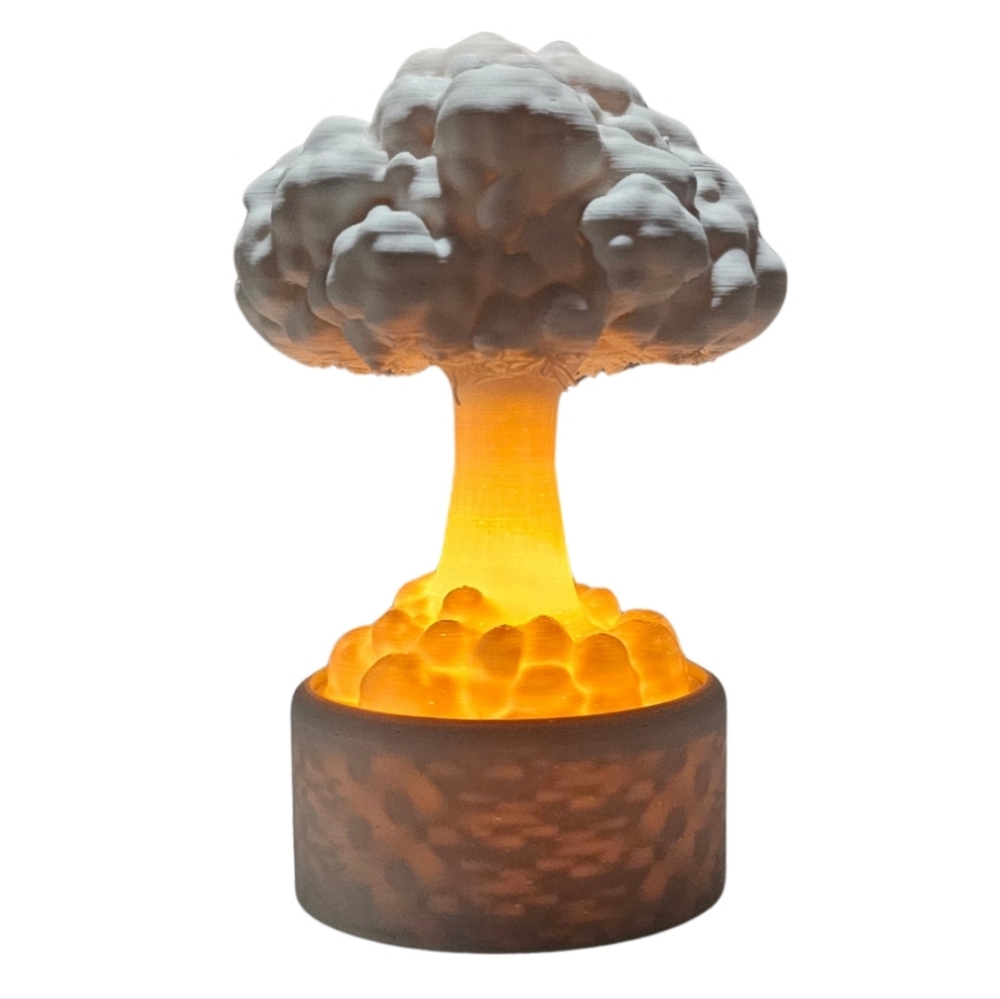 Mushroom Cloud LED Candle